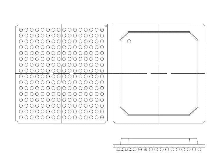 Xilinx Field Programmable Gate Array - FPGA - part # XC2C256-7FT256I Information Technology XILINX INC. 