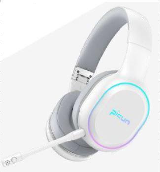 Picun Headphone, Mic, Noise Isolation, Deep Bass, RGB, Work, Gaming - edexdeals