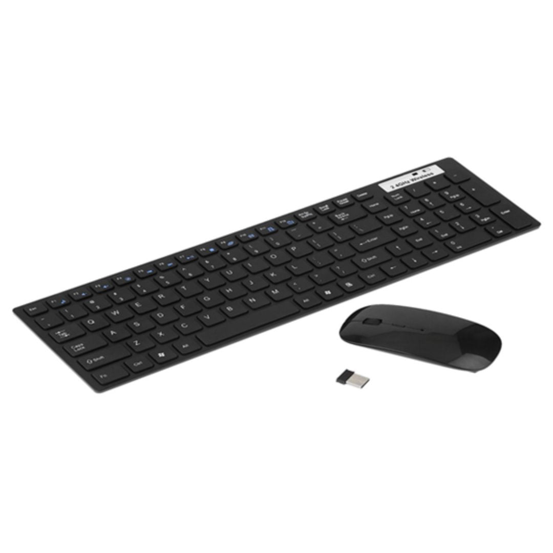 Wireless Keyboard/Mouse Combo (Black) - edexdeals